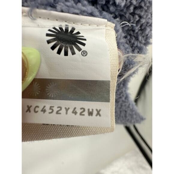 UGG Sweater Women Small Blue Sage Fluffy Turtleneck 1018963 Mock Neck Pullover - Picture 6 of 10